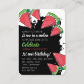 Carte De Visite Watermelon, 1 in a Melon, Anniversaire (Devant)