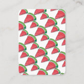 Carte De Visite Watermelon, 1 in a Melon, Anniversaire (Dos)
