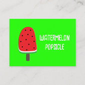 Carte De Visite Watermelon Popsicle (Devant)