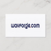 Carte De Visite Wayforge (Dos)