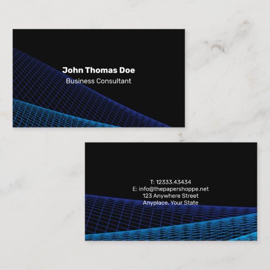 Carte De Visite Web App Developer (Devant / Derrière)
