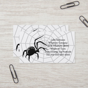 Carte De Visite Web Araignées