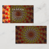 Carte De Visite Web de feu (Devant / Derrière)