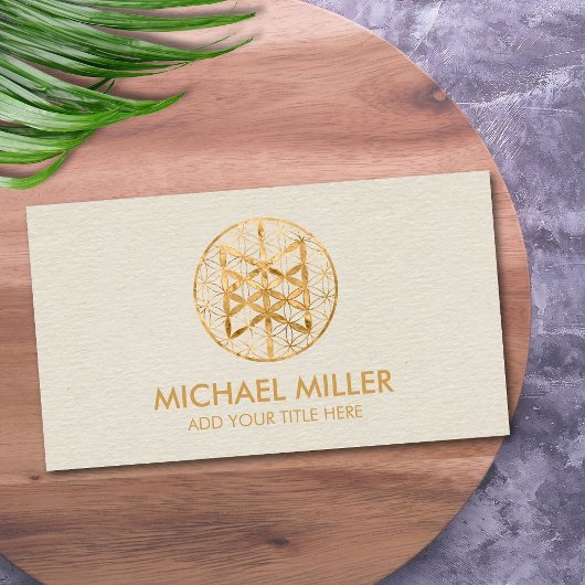 Carte De Visite Web de Wyrd dans la fleur de vie