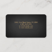 Carte De Visite Web de Wyrd dans la fleur de vie (Dos)