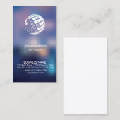 Carte De Visite Web Designer IT Ordinateur Feux de points floues (Devant / Derrière)