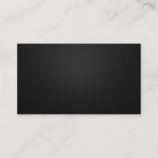 Carte De Visite Web Developer - Elegant Black QR Code (Dos)