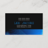 Carte De Visite Web Developer Master Designer Computer Tech (Dos)