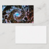 Carte De Visite Webb Rainbow Spiral Galaxy (Devant / Derrière)