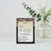 Carte de visite Webmaster (Debout devant)