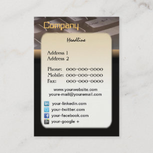 Carte de visite Webmaster