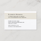 Carte De Visite Wedding Celebrant modern (Devant)