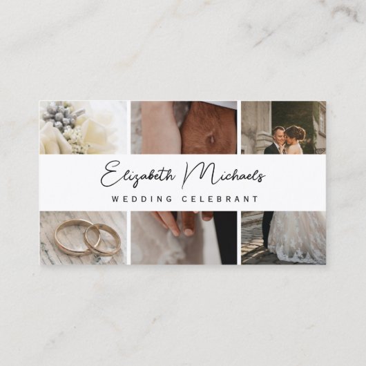 Carte De Visite Wedding Celebrant modern (Dos)