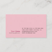 Carte de visite wedding planner (Dos)