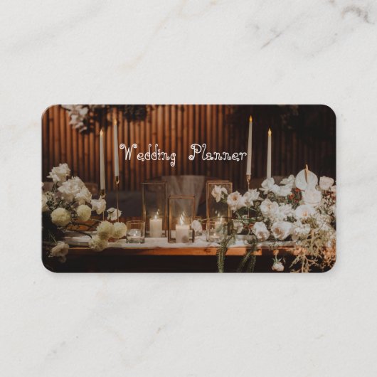 Carte De Visite Wedding planner (Devant)