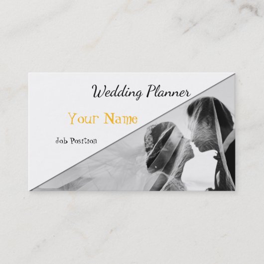 Carte de visite wedding planner (Devant)