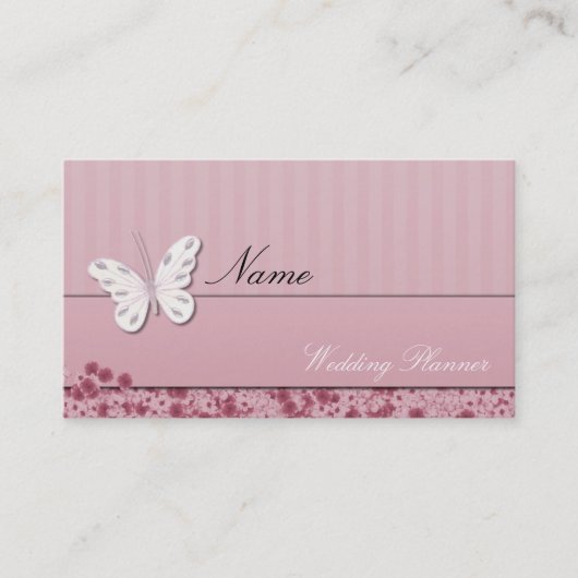 Carte de visite wedding planner (Devant)