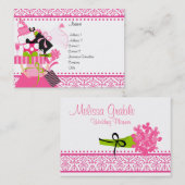 Carte De Visite Wedding planner (Devant / Derrière)