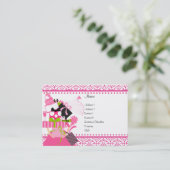 Carte De Visite Wedding planner (Debout devant)