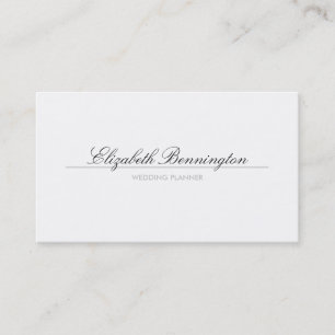 Carte de visite wedding planner