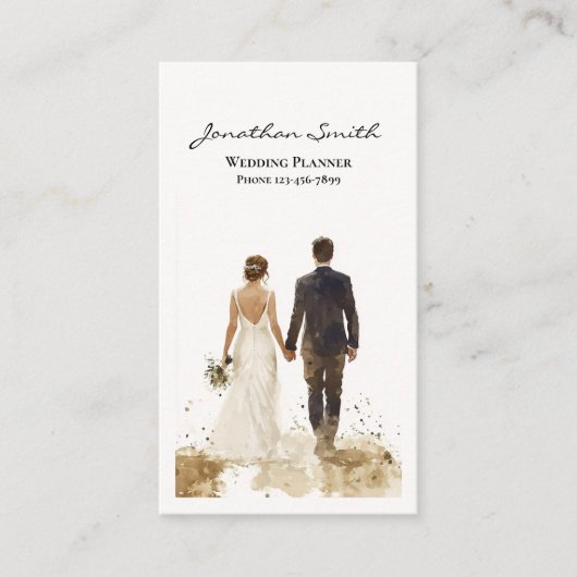 Carte de visite wedding planner (Devant)