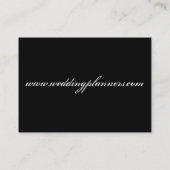 Carte De Visite Wedding planner (Dos)