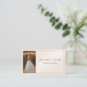 Carte de visite wedding planner (Debout devant)