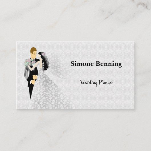 Carte de visite wedding planner (Devant)
