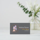 Carte de visite wedding planner (Debout devant)