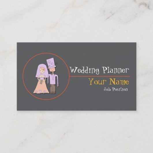 Carte de visite wedding planner (Devant)