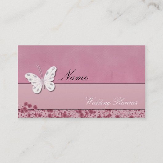 Carte de visite wedding planner (Devant)