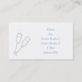 Carte de visite wedding planner (Dos)