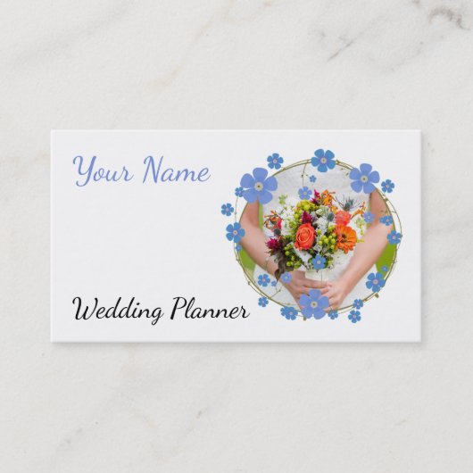 Carte de visite wedding planner (Devant)
