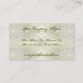 Carte de visite wedding planner (Dos)