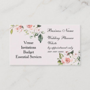 Carte De Visite "Wedding planner"