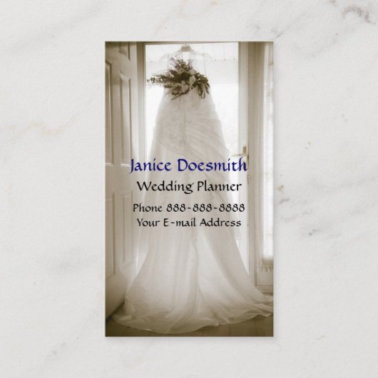 Carte de visite wedding planner (Devant)