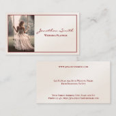 Carte de visite wedding planner (Devant / Derrière)