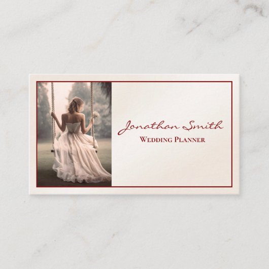 Carte de visite wedding planner (Devant)