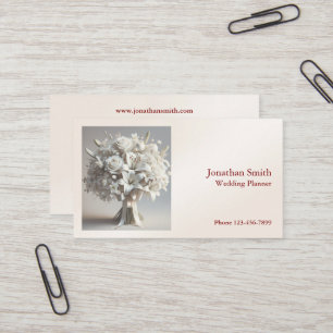 Carte de visite wedding planner