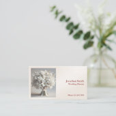 Carte de visite wedding planner (Debout devant)