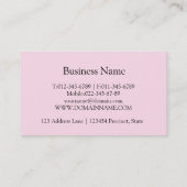 Carte De Visite Wedding planner. Approvisionnement. Épouser des (Dos)