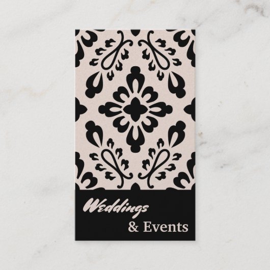 Carte De Visite Wedding planner. Approvisionnement. Épouser des (Devant)