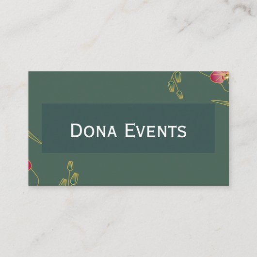 Carte De Visite Wedding Planner Business Card (Devant)