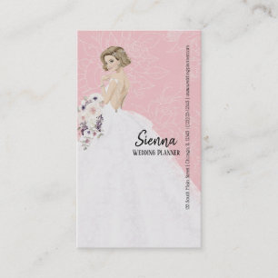 Carte De Visite Wedding planner choisir la couleur arrière - plan