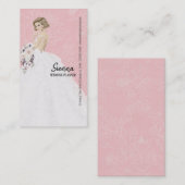 Carte De Visite Wedding planner choisir la couleur arrière - plan (Devant / Derrière)