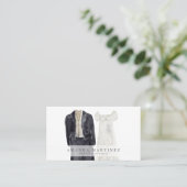 Carte De Visite Wedding planner de mariée et de chambre (Debout devant)