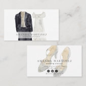 Carte De Visite Wedding planner de mariée et de chambre (Devant / Derrière)