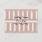 Carte de visite, Wedding planner de Parties scinti (Devant)