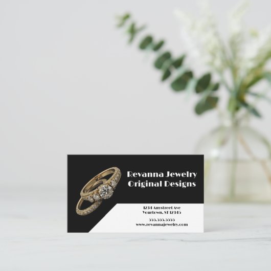 Carte De Visite Wedding planner de vente de bijoux (Debout devant)