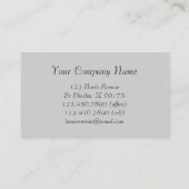 Carte De Visite Wedding planner des anneaux de diamant et des perl (Dos)